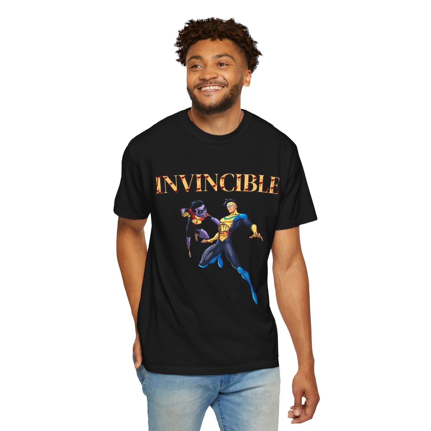 Unisex Invincible Superhero T-Shirt - Vintage Style Graphic Tee