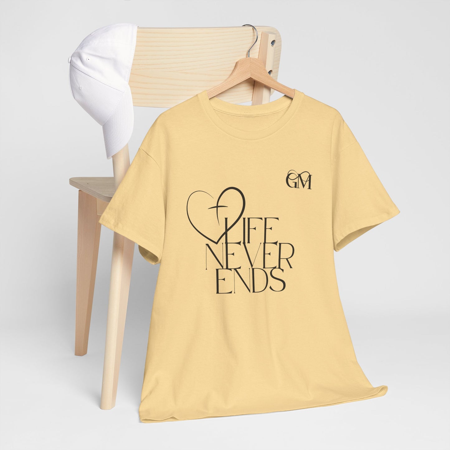 Religious Tee - Jesus Life Never Ends