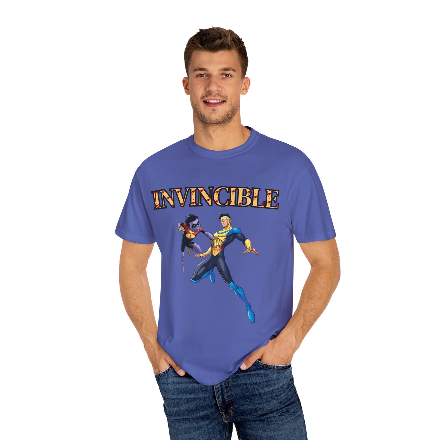 Unisex Invincible Superhero T-Shirt - Vintage Style Graphic Tee