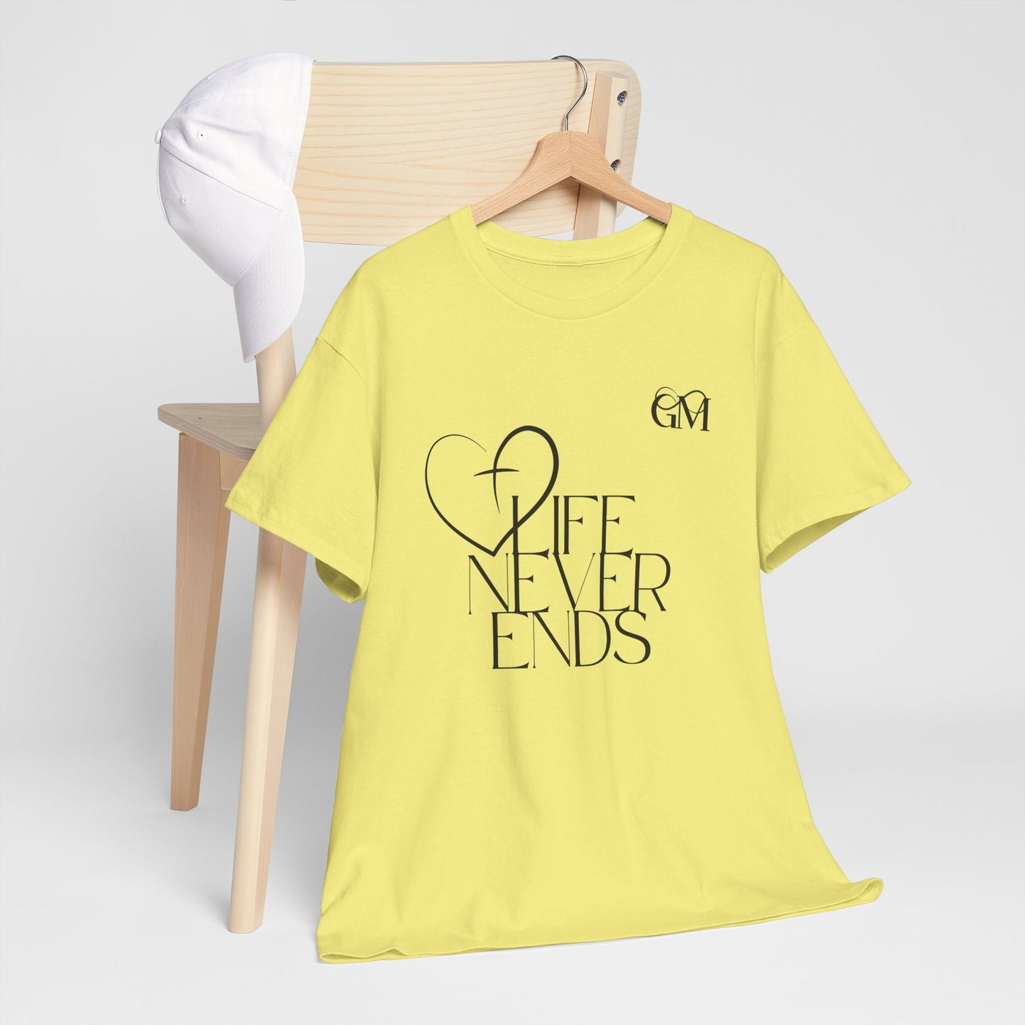 Religious Tee - Jesus Life Never Ends