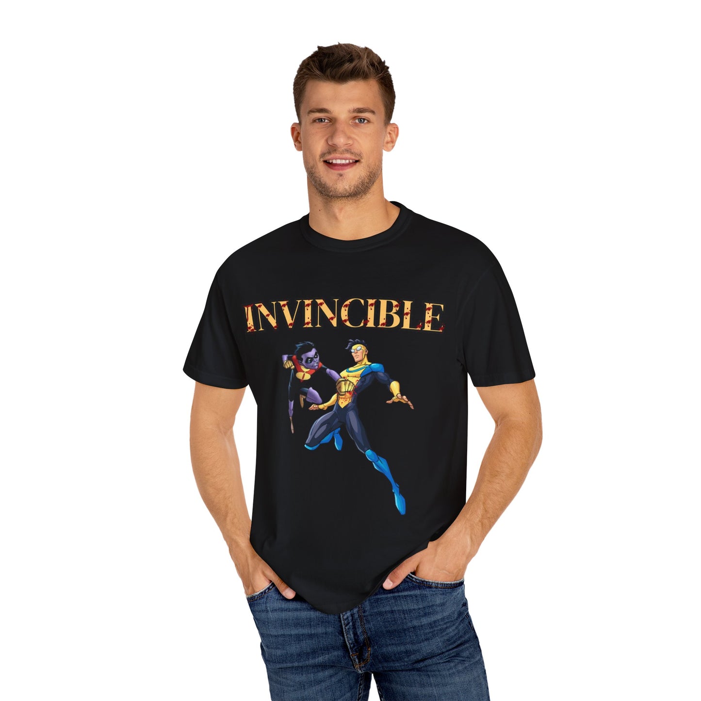 Unisex Invincible Superhero T-Shirt - Vintage Style Graphic Tee