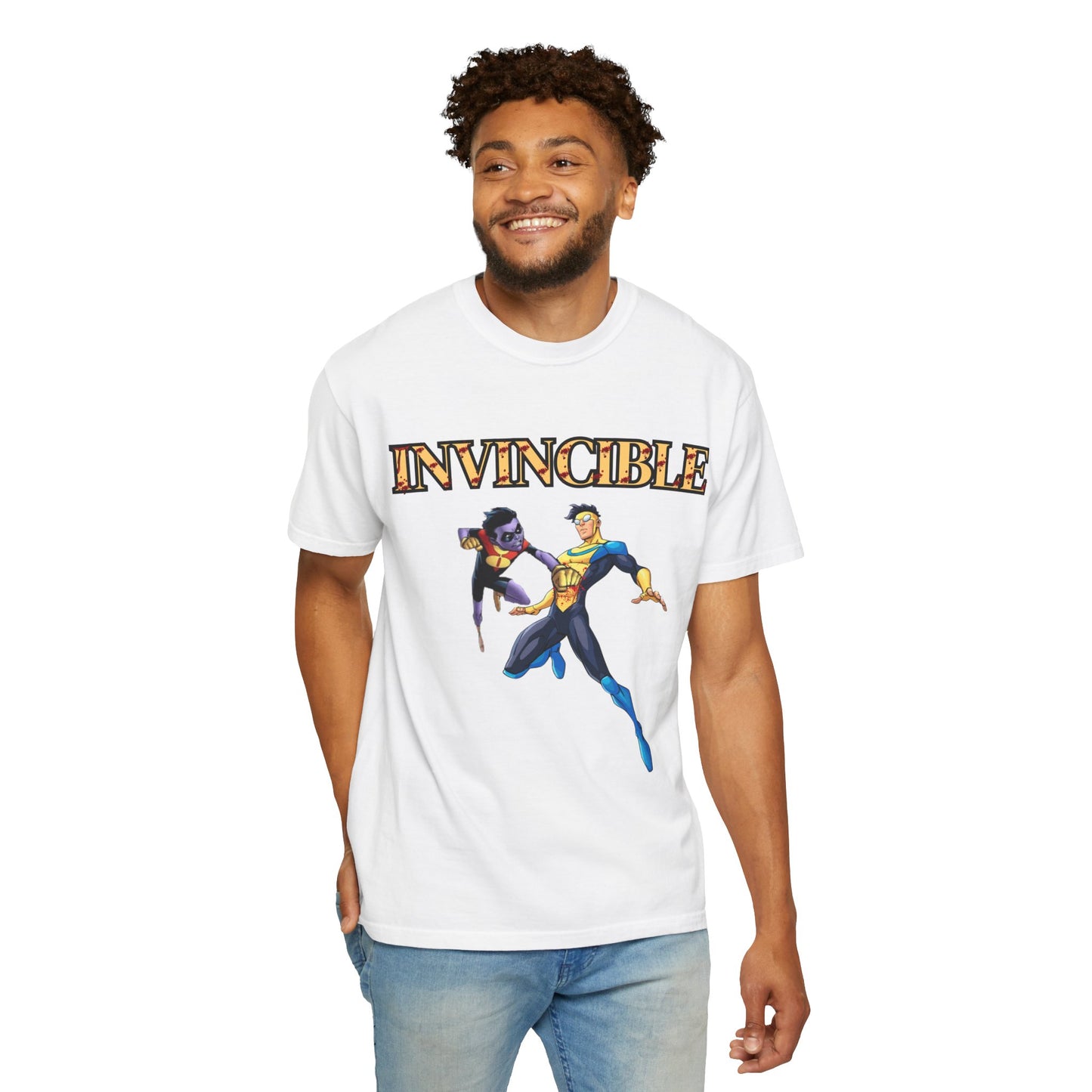 Unisex Invincible Superhero T-Shirt - Vintage Style Graphic Tee