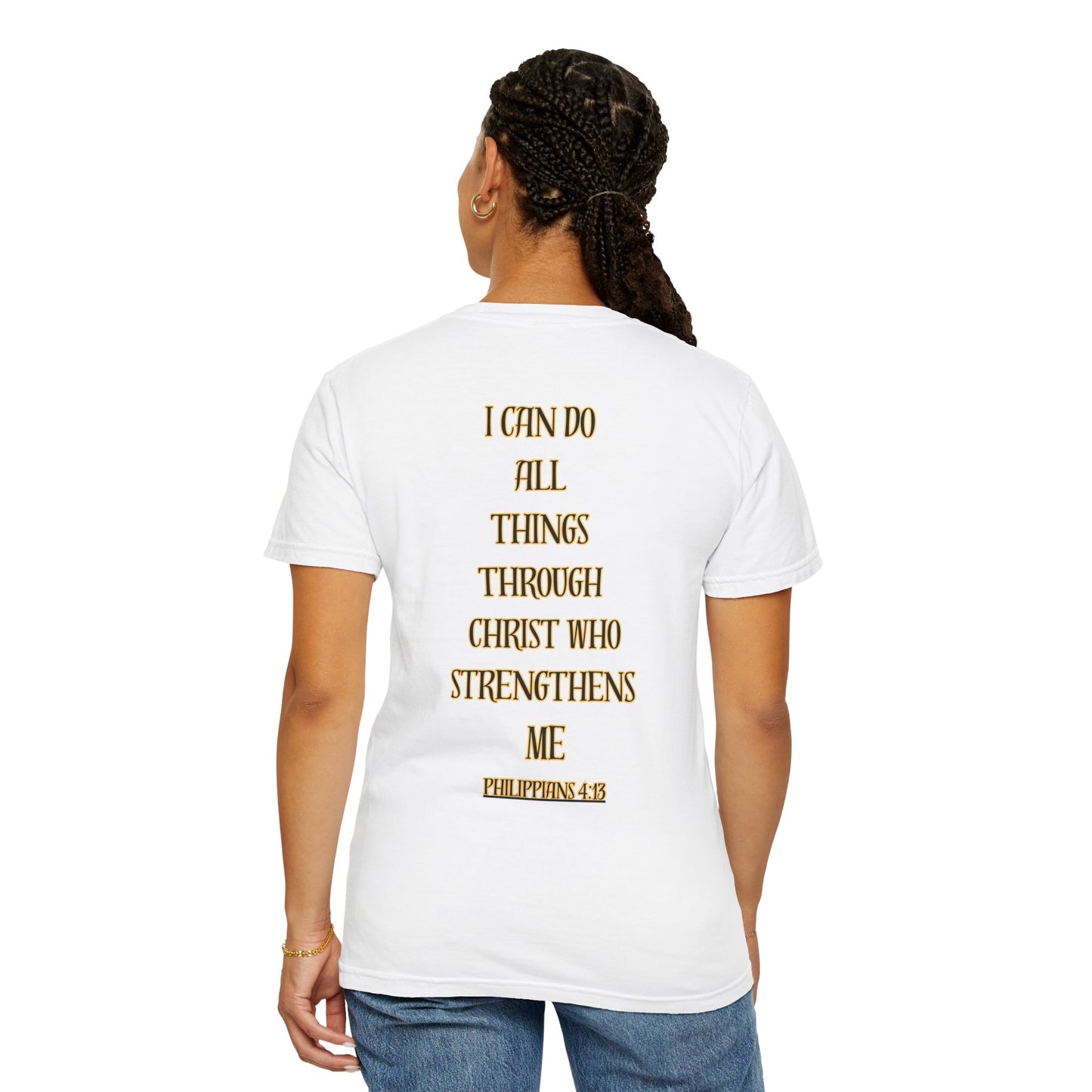 Christian Unisex T-shirt - Philippians 4:13 Design