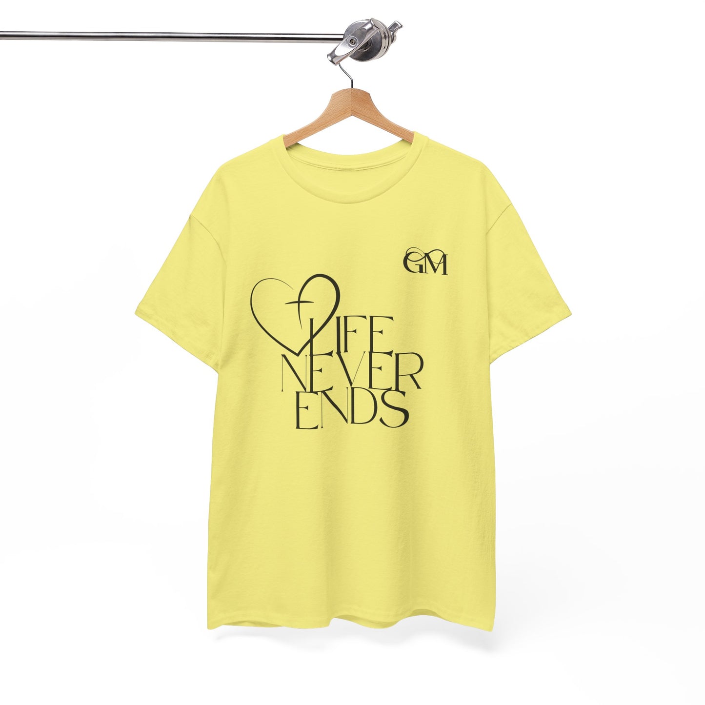 Religious Tee - Jesus Life Never Ends