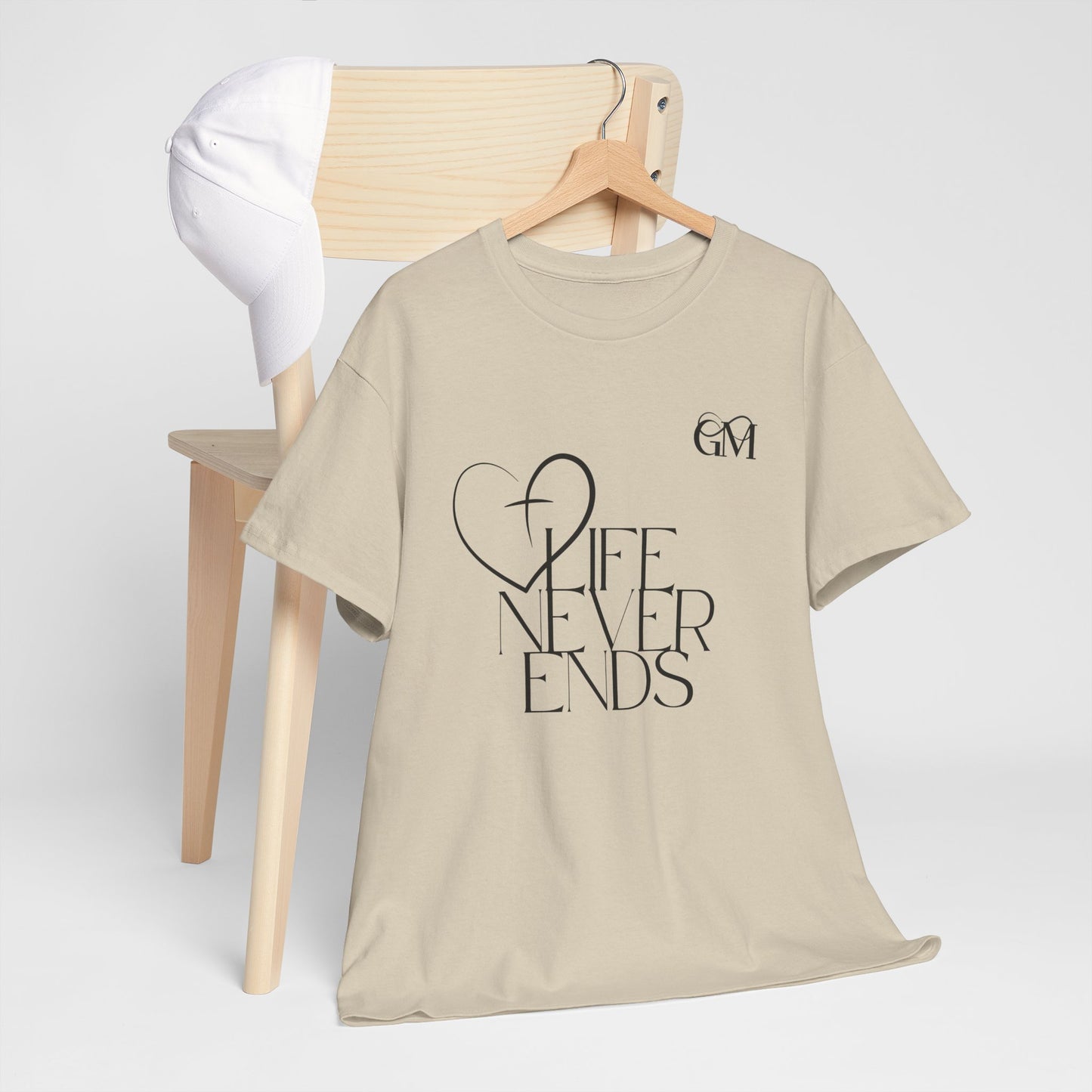 Religious Tee - Jesus Life Never Ends