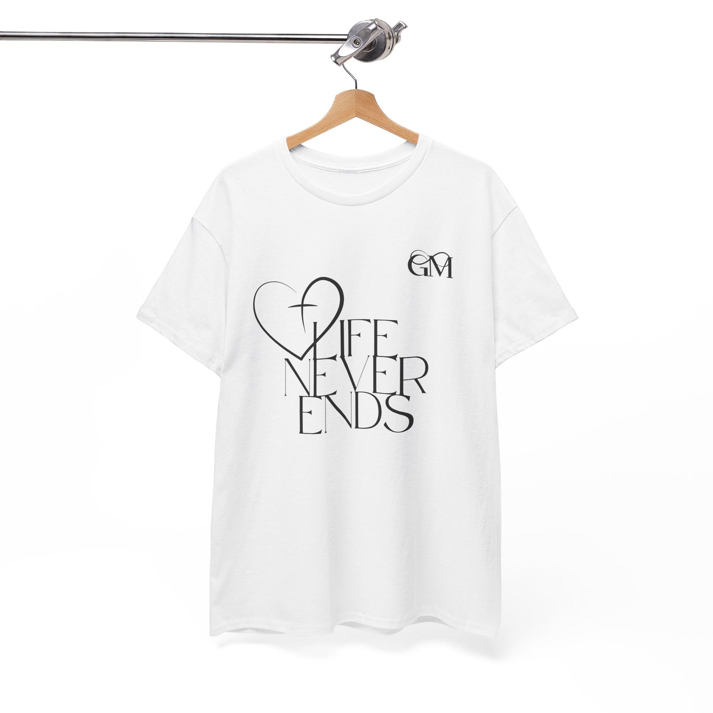 Religious Tee - Jesus Life Never Ends