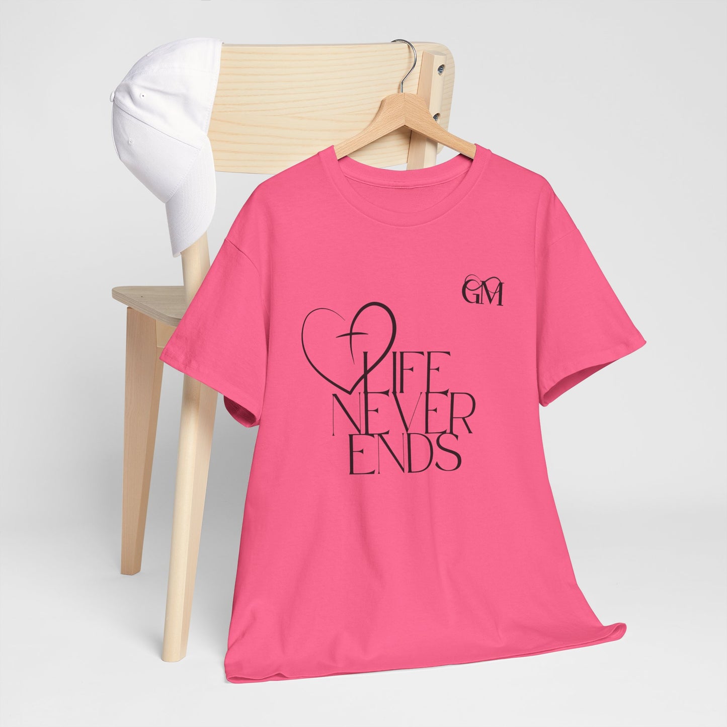 Religious Tee - Jesus Life Never Ends