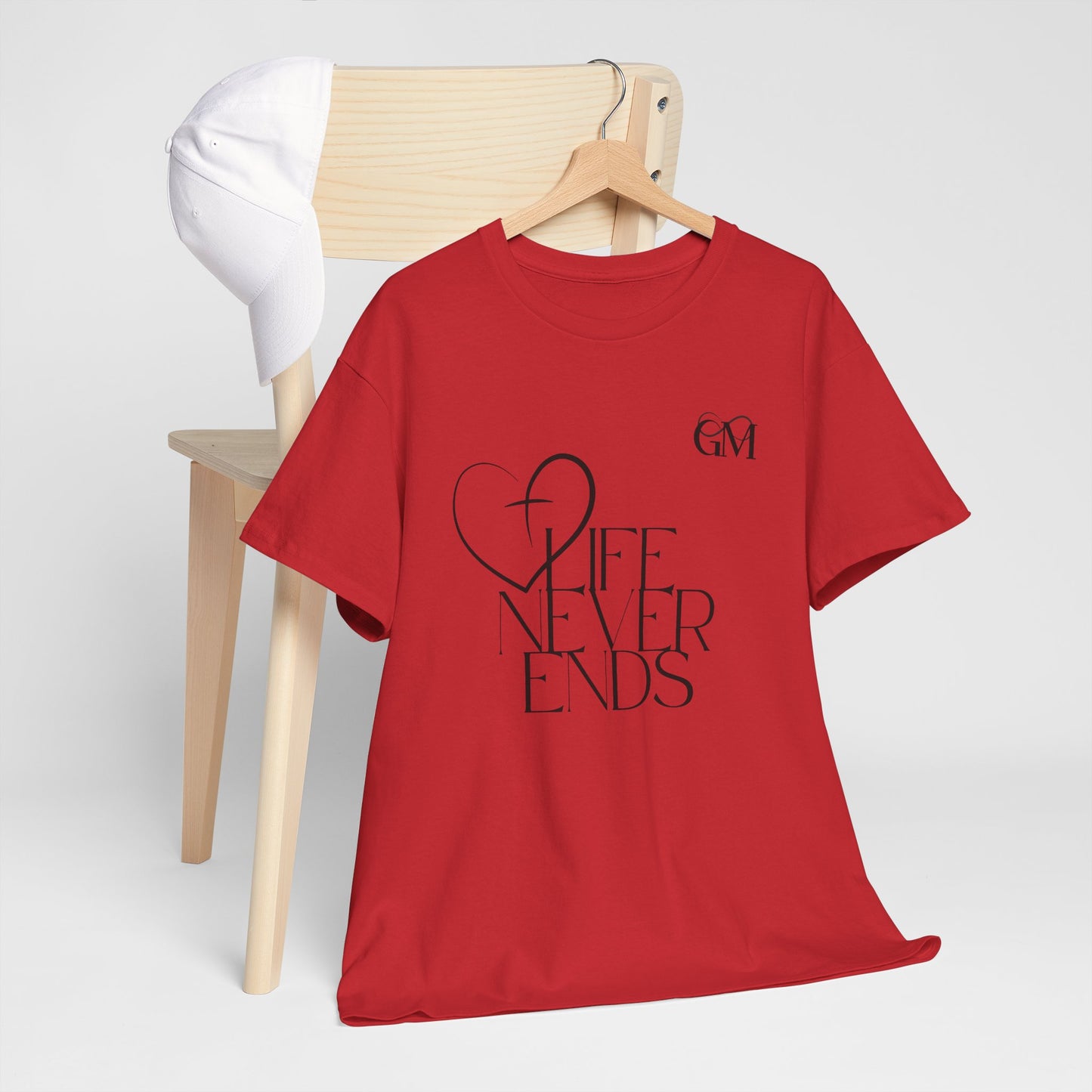 Religious Tee - Jesus Life Never Ends