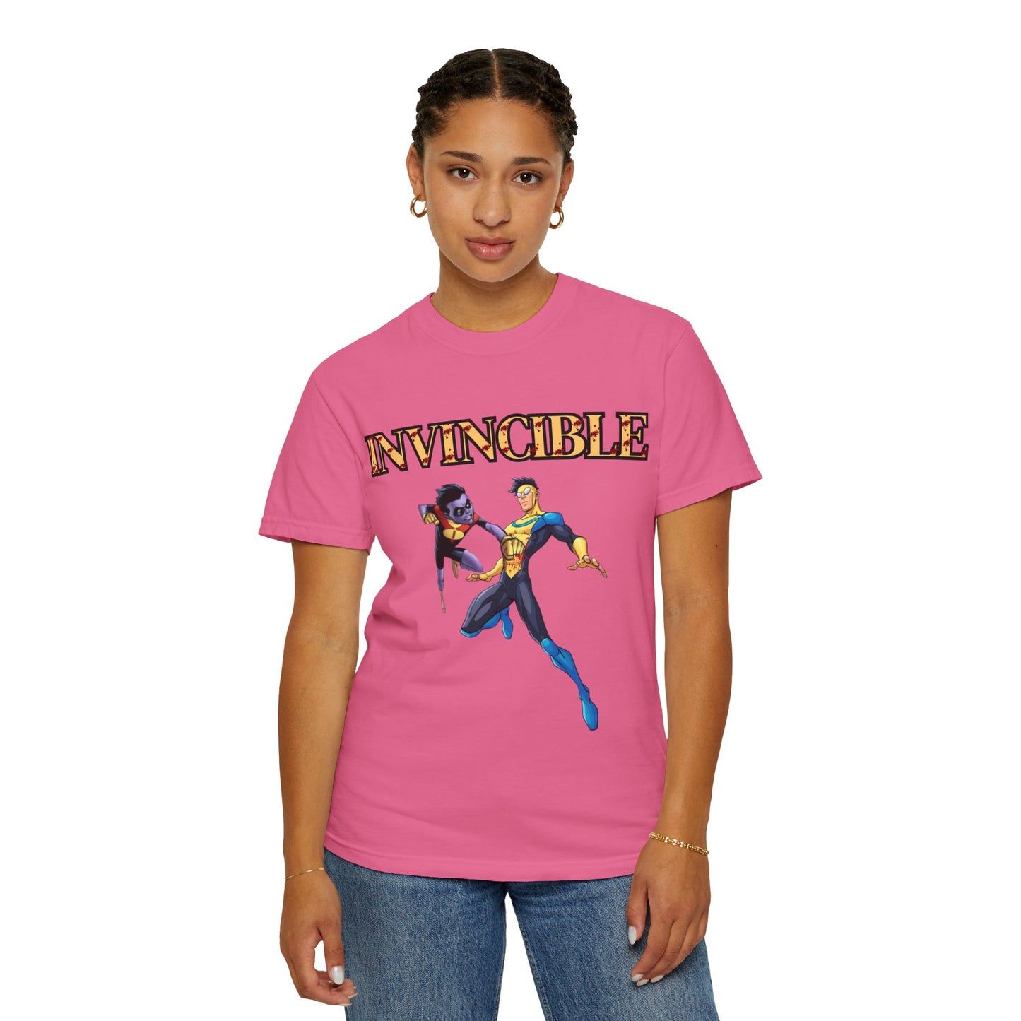 Unisex Invincible Superhero T-Shirt - Vintage Style Graphic Tee