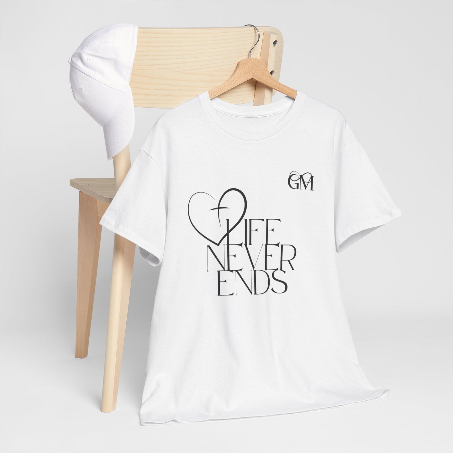 Religious Tee - Jesus Life Never Ends