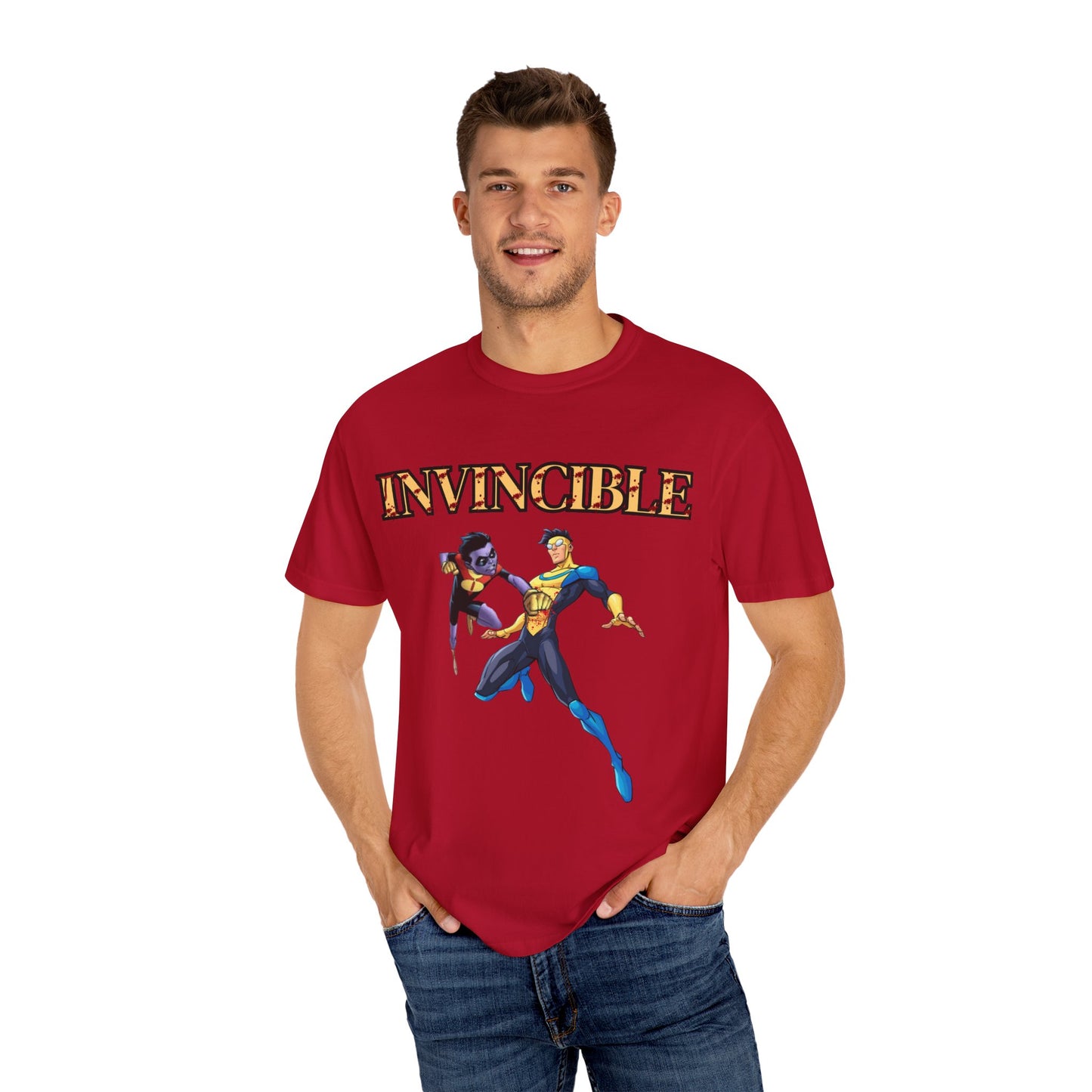 Unisex Invincible Superhero T-Shirt - Vintage Style Graphic Tee