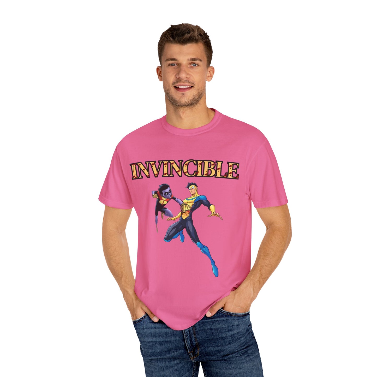 Unisex Invincible Superhero T-Shirt - Vintage Style Graphic Tee