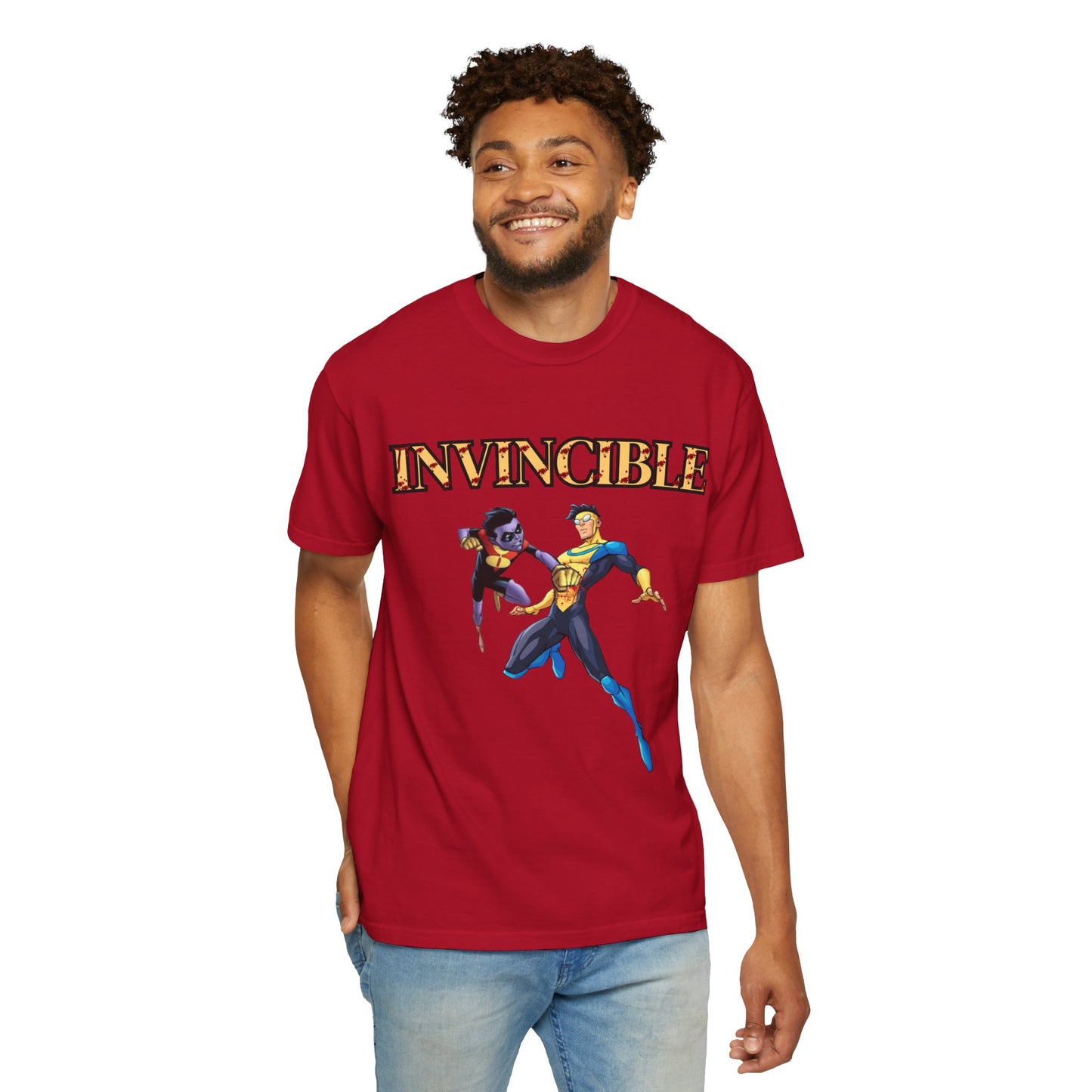 Unisex Invincible Superhero T-Shirt - Vintage Style Graphic Tee