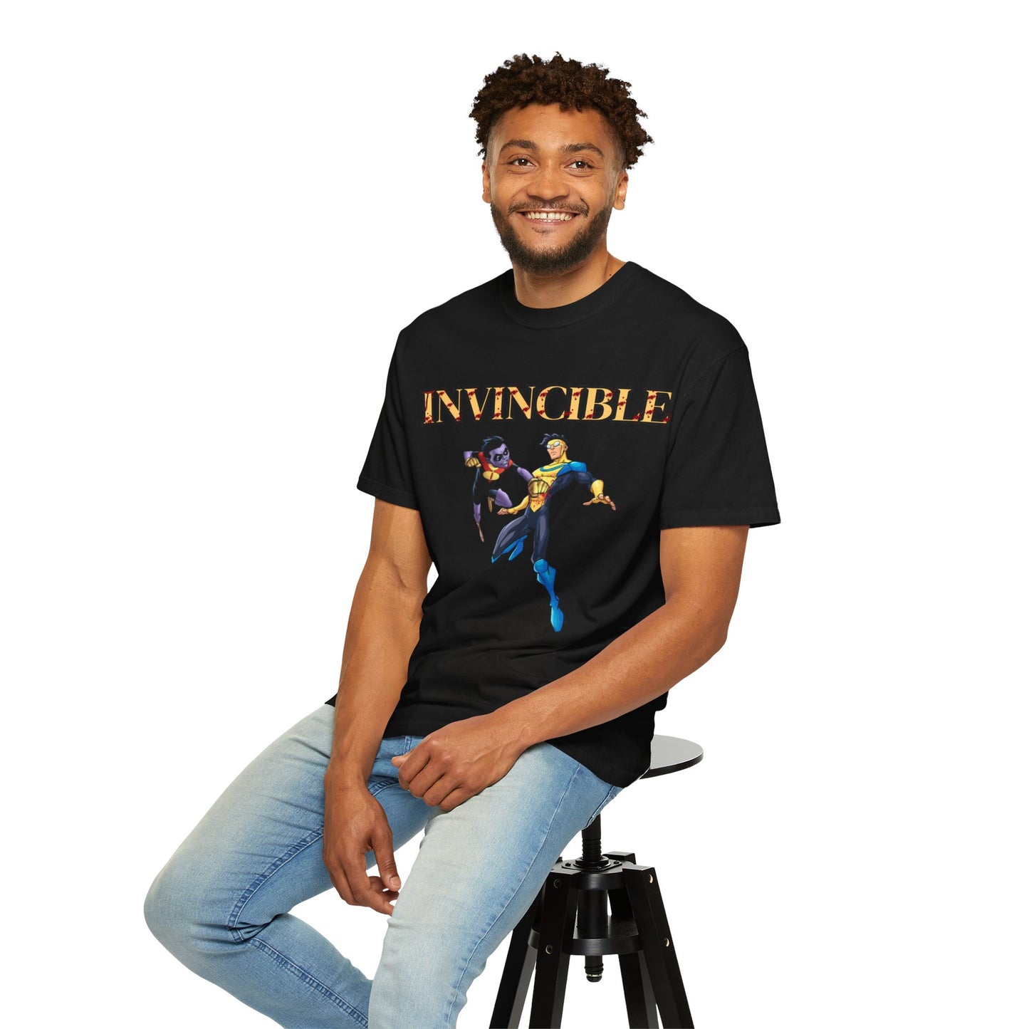 Unisex Invincible Superhero T-Shirt - Vintage Style Graphic Tee