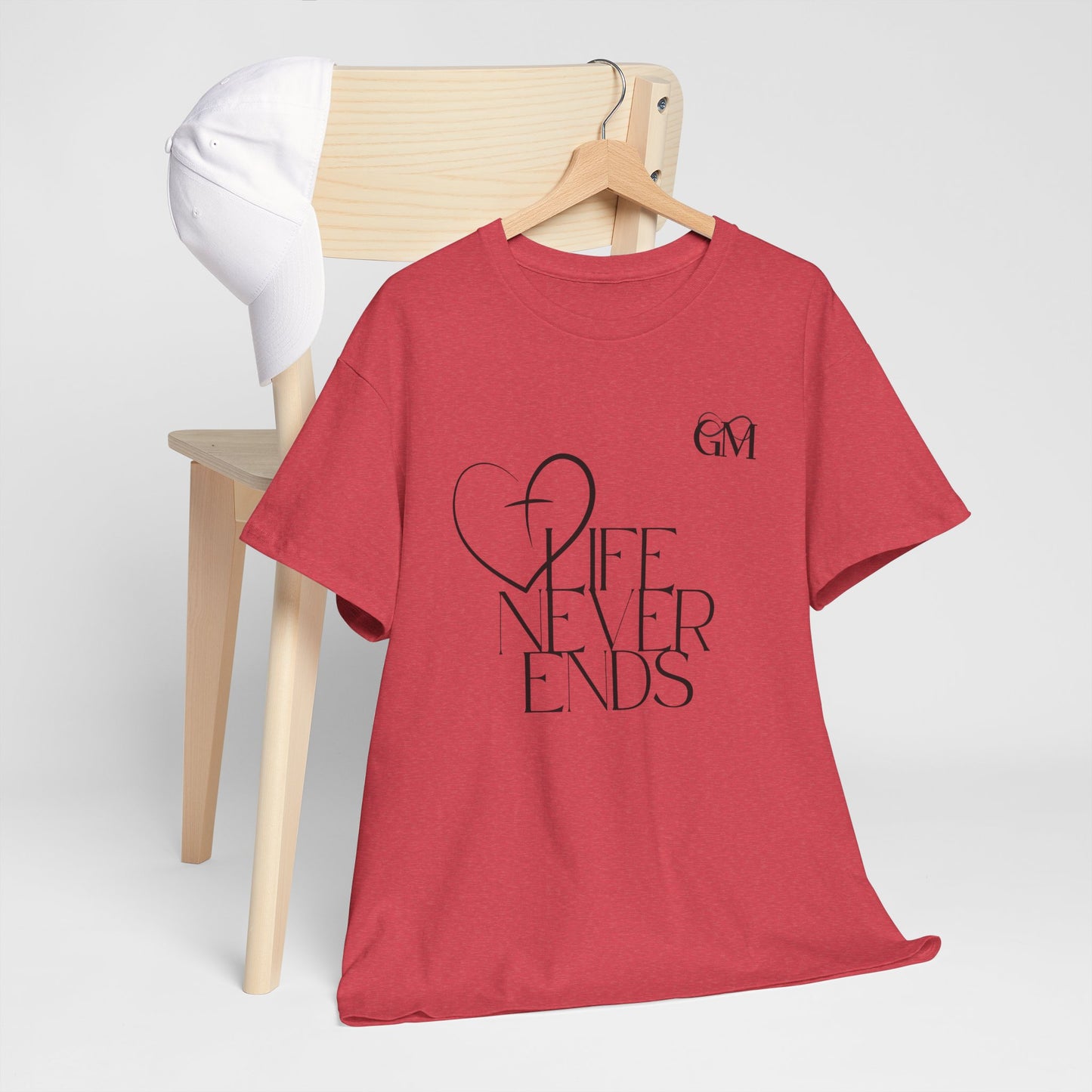 Religious Tee - Jesus Life Never Ends