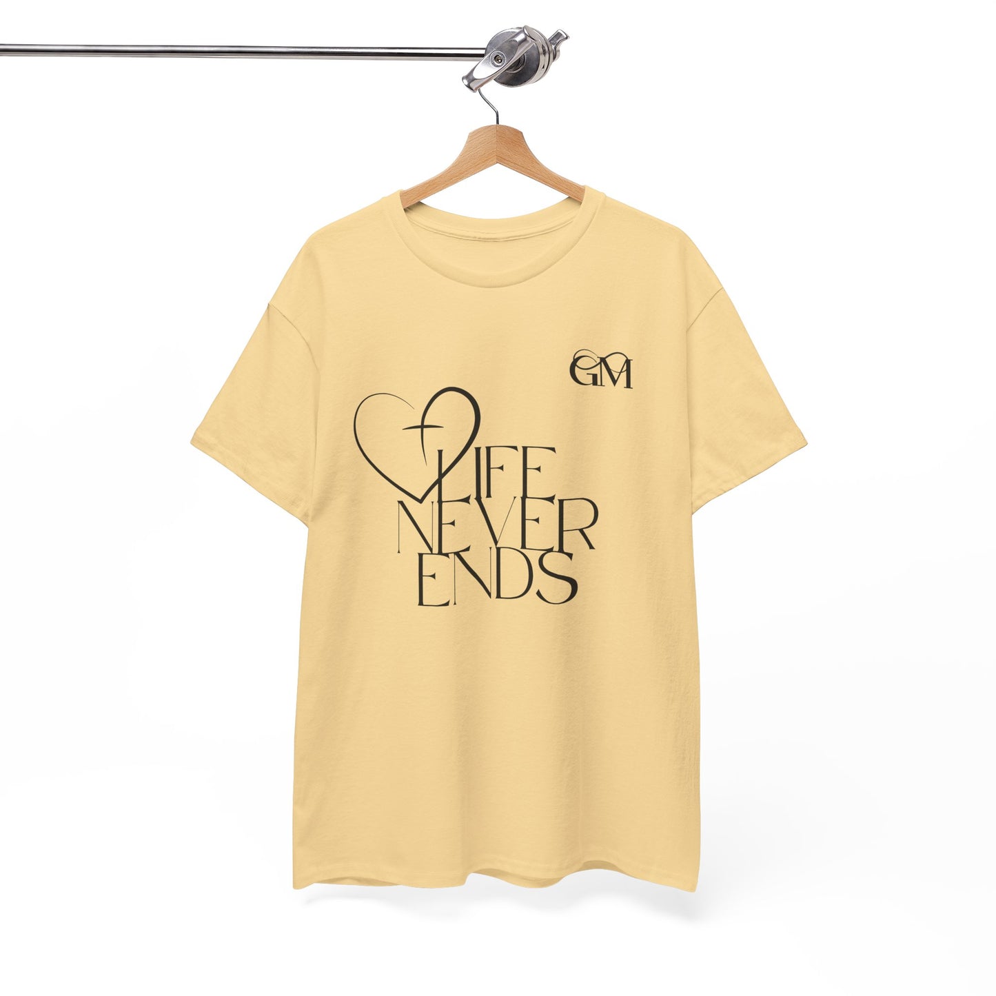 Religious Tee - Jesus Life Never Ends