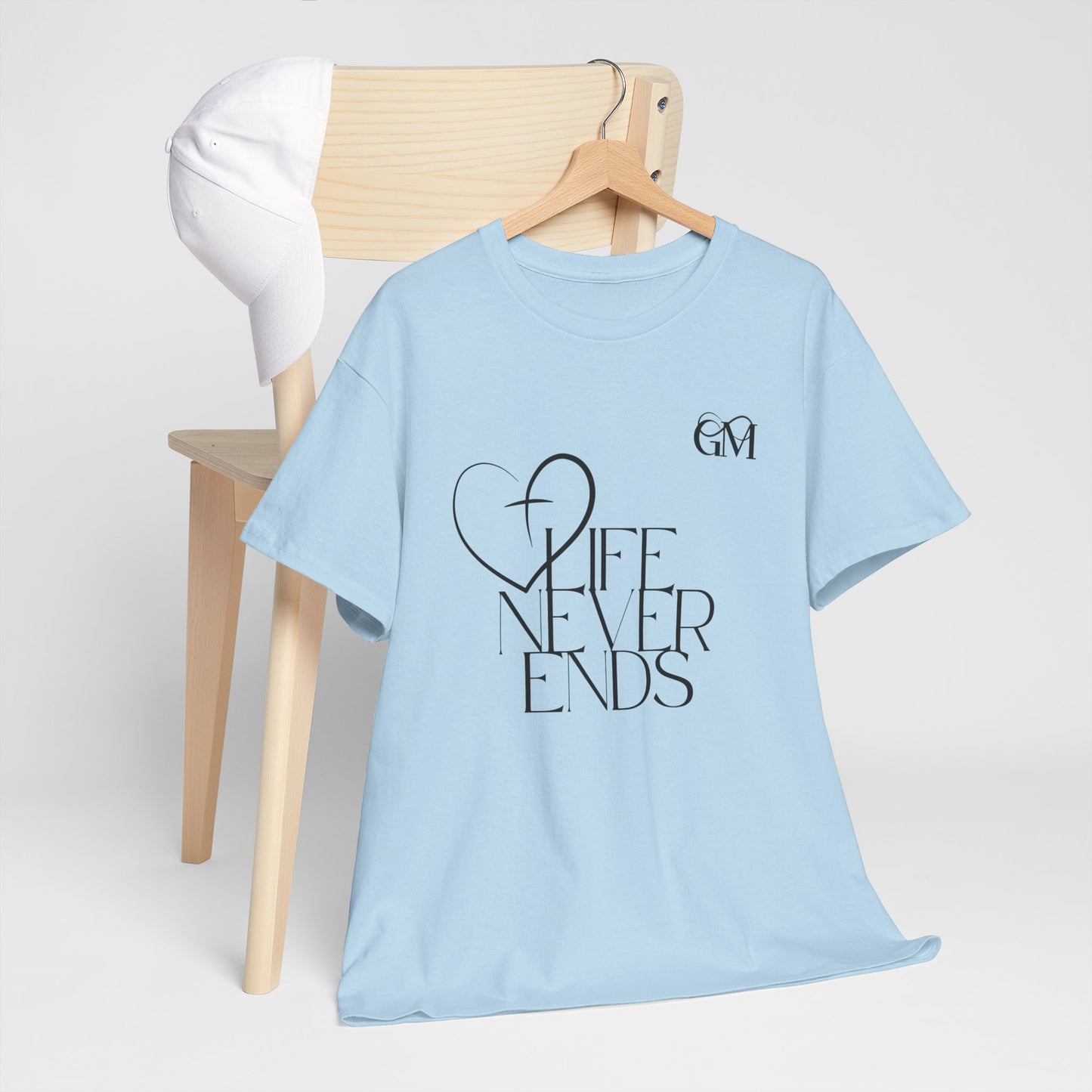 Religious Tee - Jesus Life Never Ends