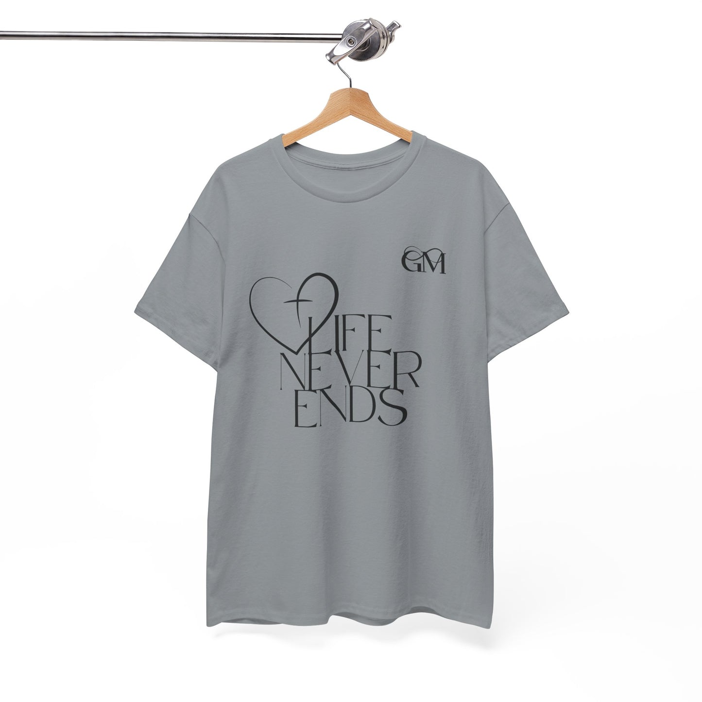 Religious Tee - Jesus Life Never Ends