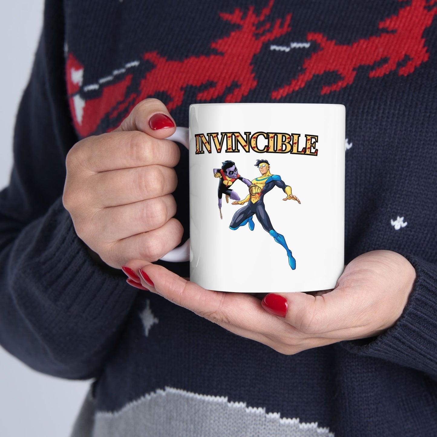 Mug - Invincible Superhero Ceramic Mug (11oz, 15oz)